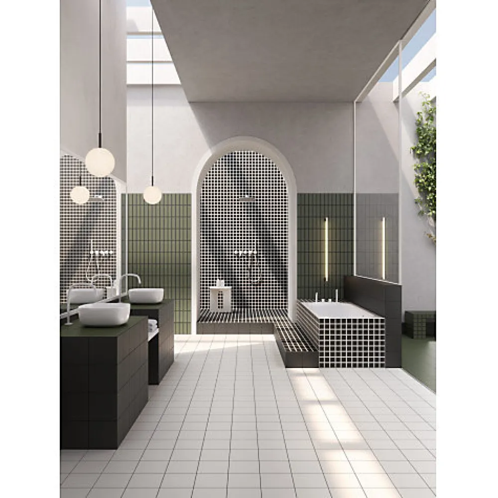 Eiffel art construction Carrelage sol / mur effet terrazzo 20x20 cm Croccante Granola Avellana(vendu par boite de 1m2)- Carrelage Sol Effet Terrazzo