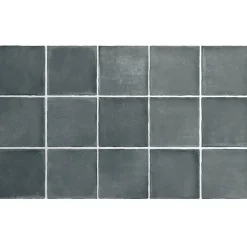 Aelle Carrelage carrelage sol / mur effet zellige bejmat bleu 10x10 cm mate ARGILE GLACIER 10x10 cm- Carrelage Sol Uni|Carrelage Sol Pour Wc