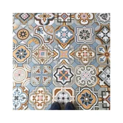 Aelle Carrelage Carrelage Sol Effet Carreaux De Ciment|Carrelage Sol Pour Cuisine<Carrelage sol / mur effet ciment patchwork 20x20 cm VODEVIL OCTOGONO MUSICHALLS
