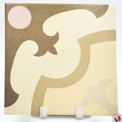 Aelle Carrelage Carrelage sol / mur effet ciment 20x20 cm 1900 ORDAL- Carrelage Sol Effet Carreaux De Ciment
