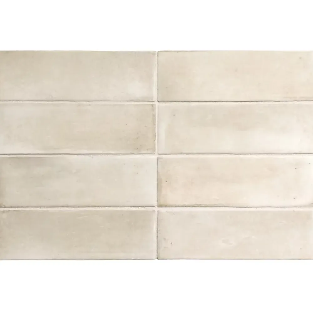 Aelle Carrelage Carrelage Sol Uni|Carrelage Sol Pour Wc<Carrelage sol / mur effet zellige bejmat marocain 5X15 cm crème mate 5X15 cm COCO CANVAS MATT
