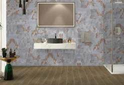 Limcaro Carrelage sol / mur effet marbre métal MARMO METALLO l.60 x L.120 cm Mat- Carrelage Sol Pour Pièce À Vivre|Carrelage Sol Effet Marbre