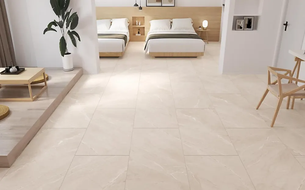Limcaro Carrelage sol / mur effet marbre beige LAGOM SAND l.60 x L.120 cm Mat- Carrelage Sol Effet Marbre|Carrelage Sol Pour Pièce À Vivre