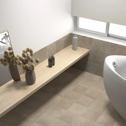 Aelle Carrelage Carrelage Sol Pour Cuisine<Carrelage sol / mur effet ciment 20x20 cm TAUPE - ARES DECOR TAUPE
