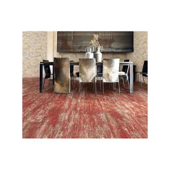 Aelle Carrelage Carrelage Sol Effet Bois<Carrelage sol / mur effet bois vieilli rouge 14,4 x 89,3 cm YUGO R VOLCAN