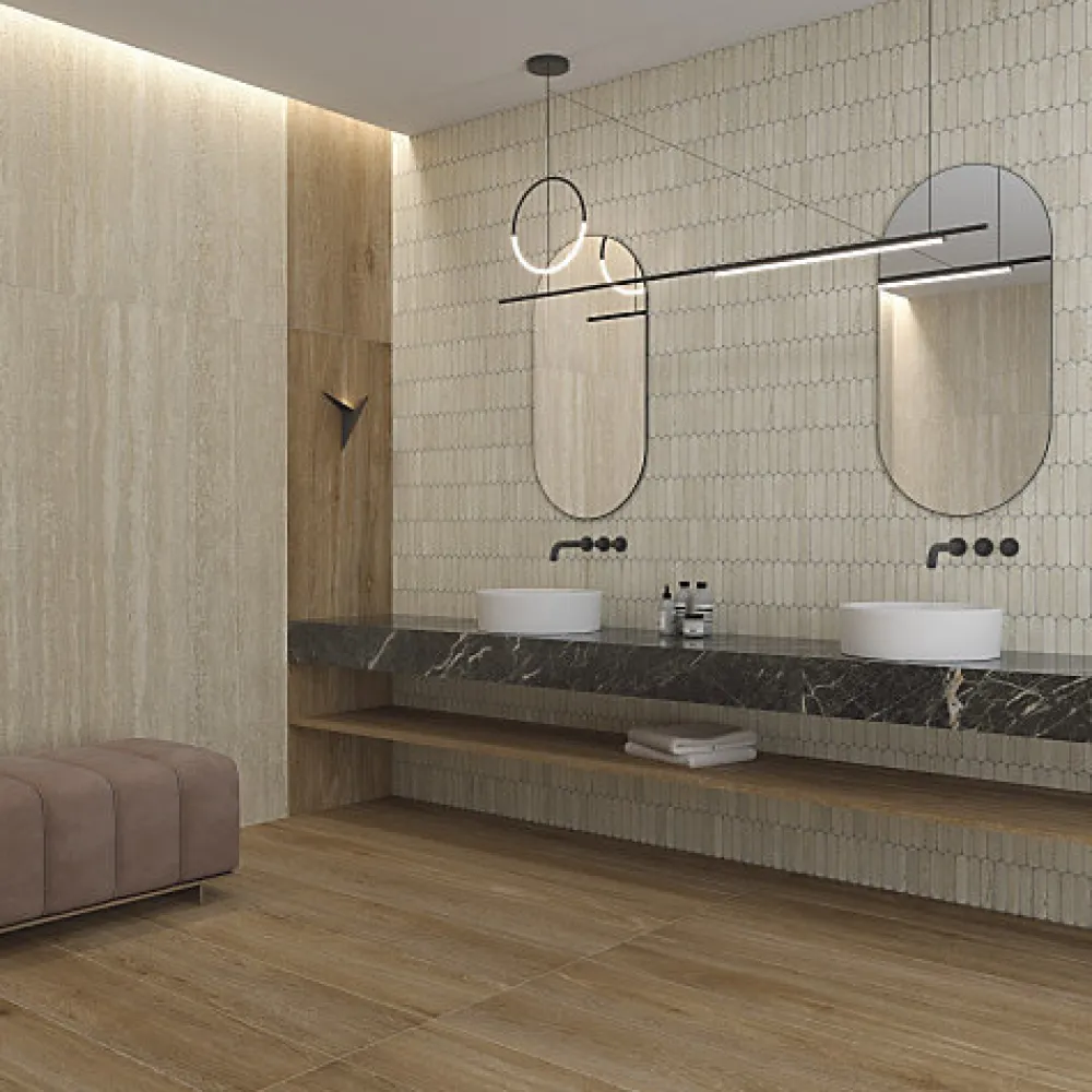 Aelle Carrelage Carrelage sol / mur effet ciment à motif 20x20 cm RIVOLI - PLAZA GRIS- Carrelage Sol Effet Carreaux De Ciment