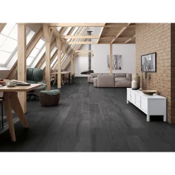 Eiffel art construction Carrelage Sol Effet Bois|Carrelage Sol Pour Pièce À Vivre<Carrelage sol / mur effet bois 20x120 cm ARTWOOD BLACK(vendu par boite de 1.44m2)