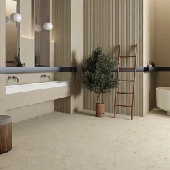 Aelle Carrelage Carrelage Sol Effet Pierre<Carrelage sol / mur effet terrazzo beige 60x60 cm CREAM R BEACH