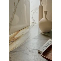 Aelle Carrelage Carrelage sol / mur effet marbre gris 60x120 cm - SCULTOREA Foam grey J403- Carrelage Sol Pour Pièce À Vivre|Carrelage Sol Effet Marbre