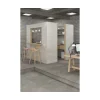 Aelle Carrelage Carrelage sol / mur effet béton gris anthracite 80x80 cm RIFT GRAFTIO- Carrelage Sol Uni