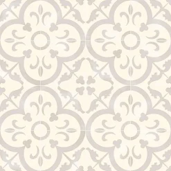 Aelle Carrelage Carrelage sol / mur effet ciment 20x20 cm SVENSKA HALVMANE 20 x 20 cm- Carrelage Sol Effet Carreaux De Ciment