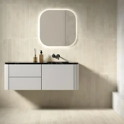 Aelle Carrelage Carrelage Sol Pour Pièce À Vivre|Carrelage Sol Pour Salle De Bains<carrelage sol / mur effet marbre beige 7,5x60 cm - MARMONIS TAUPE