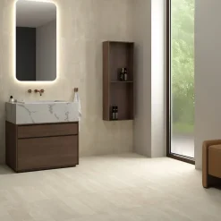 Aelle Carrelage Carrelage Sol Pour Pièce À Vivre|Carrelage Sol Pour Salle De Bains<carrelage sol / mur effet marbre beige 7,5x60 cm - MARMONIS TAUPE