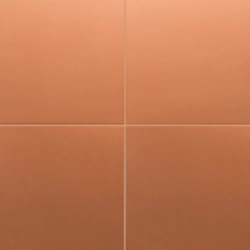 Aelle Carrelage Carrelage sol / mur effet ciment uni terracotta terre cuite 20x20 cm RIVOLI TERRE 30718- Carrelage Sol Effet Carreaux De Ciment|Carrelage Sol Pour Cuisine