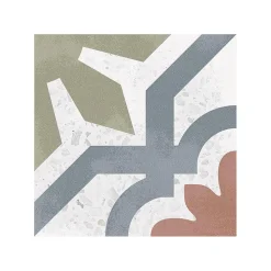 Eiffel art construction Carrelage Sol Effet Terrazzo<Carrelage sol / mur effet terrazzzo coloré à motif 20x20 cm STRACCIATELLA TARALLI (vendu par boite 1m2)