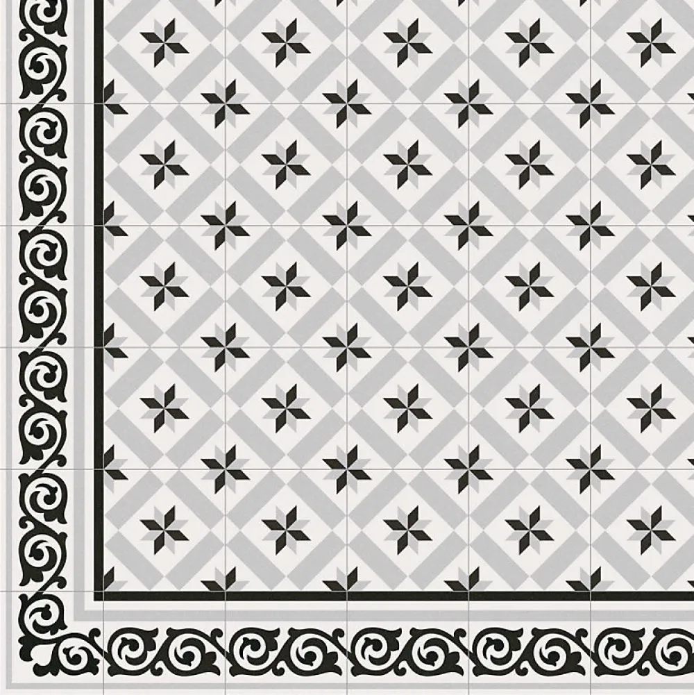 Aelle Carrelage Carrelage Sol Pour Cuisine|Carrelage Sol Effet Carreaux De Ciment<Carrelage sol / mur effet ciment 20x20 cm 1900 GIBERT 3 ANGLE
