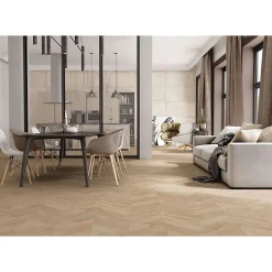 Eiffel art construction Carrelage sol / mur effet bois design chevron 60x120 cm ARTWOOD CHEVRON MAPPLE (vendu par boite de 1.44m2)- Carrelage Sol Effet Bois|Carrelage Sol Pour Pièce À Vivre