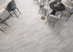 Limcaro Carrelage sol / mur effet marbre gris CANYON GRIGIO l.60 x L.120 cm Brillant- Carrelage Sol Pour Pièce À Vivre|Carrelage Sol Effet Marbre