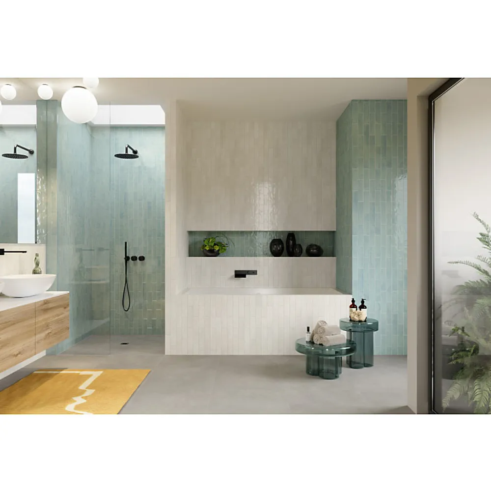Aelle Carrelage Faïence Unie|Faïence Pour Salle De Bains<Carrelage sol / mur faience effet zellige bleu clair - Miniature SODA Azzurro Artico J380
