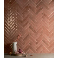 Aelle Carrelage Carrelage sol / mur faience effet zellige rose - Miniature SODA Rosa Corallo J379- Faïence Pour Pièce À Vivre|Faïence Unie