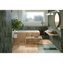 Aelle Carrelage Carrelage sol / mur faience effet zellige vert foncé - Miniature SODA Verde Malva J378- Faïence Pour Wc|Faïence Unie