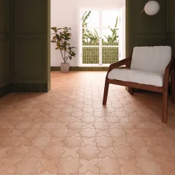 Aelle Carrelage Carrelage sol / mur forme croix 12x12 cm KASBAH BASE TERRACOTTA- Carrelage Sol Pour Cuisine|Carrelage Sol Effet Carreaux De Ciment