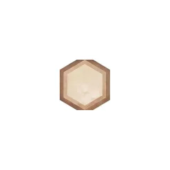 Eiffel art construction Carrelage sol / mur hexagonal effet ciment vieilli beige 25x21,6 cm TERRA CORNICE HEXAGONAL- Carrelage Sol Effet Béton