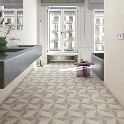 Aelle Carrelage Carrelage Sol Uni|Carrelage Sol Pour Wc<Carrelage sol / mur hexagonal à motif coloré 17,5x20 cm COIMBRA BELLA BLUE 30658