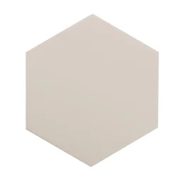 Aelle Carrelage Carrelage sol / mur hexagonal uni taupe 17,5x20 cm COIMBRA TAUPE 30634- Carrelage Sol Uni