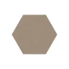 Eiffel art construction Carrelage sol / mur hexagonal effet terrazzo grand format marron 51,9x59,9 cm MICRA Hexagono Umbra- Carrelage Sol Effet Terrazzo