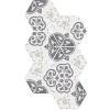 Aelle Carrelage Carrelage Sol Pour Wc<Carrelage sol / mur hexagonal motif patchwork 26,23 cm ALCHIMIA ELISIR
