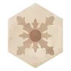 Eiffel art construction Carrelage Sol Effet Carreaux De Ciment<Carrelage sol / mur hexagonal effet ciment 25 x 21.6 cm TERRA CARDINALE HEXAGONAL BEIGE