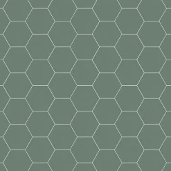 Eiffel art construction Carrelage sol / mur hexagonal effet terrazzo grand format bleu vert 51,9x59,9 cm MICRA Hexagono Indigo- Carrelage Sol Effet Terrazzo