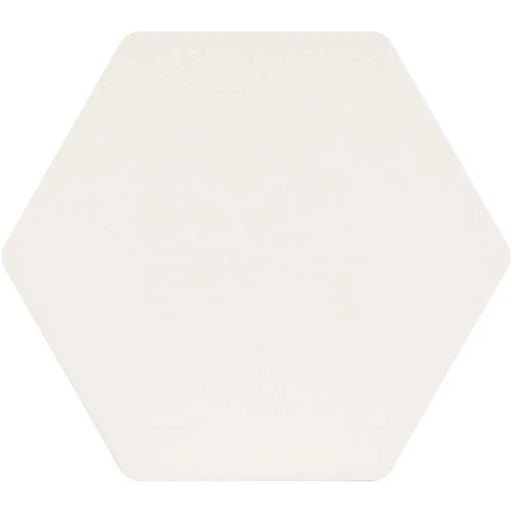 Aelle Carrelage Carrelage Sol Uni|Carrelage Sol Pour Wc<Carrelage sol / mur hexagonal blanc 17x15 cm MINIMA8.6 BIANCO