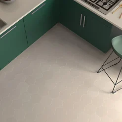 Aelle Carrelage Carrelage Sol Uni|Carrelage Sol Pour Wc<Carrelage sol / mur hexagonal blanc 17x15 cm MINIMA8.6 BIANCO