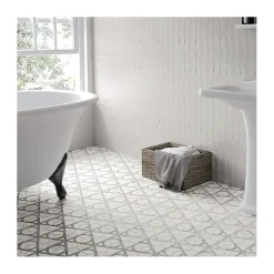 Aelle Carrelage Carrelage Sol Pour Salle De Bains|Carrelage Sol Effet Marbre<Carrelage sol / mur hexagonal effet marbre blanc mate à motif CARRARA FLOW