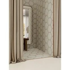 Eiffel art construction Carrelage sol / mur hexagonal effet ciment 25x21,6 cm TERRACRETA Intarsio Argilla(vendu par boite de 1.18m2)- Carrelage Sol Pour Cuisine