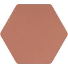Aelle Carrelage Carrelage sol / mur hexagonal terracotta 17x15 cm MINIMA8.6 COTTO- Carrelage Sol Uni