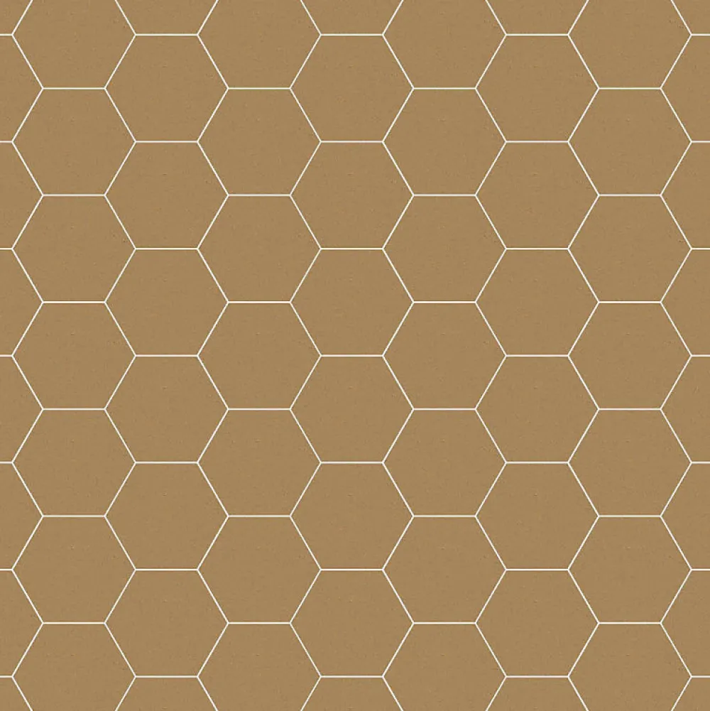 Eiffel art construction Carrelage sol / mur hexagonal effet terrazzo grand format 51,9x59,9 cm MICRA Hexagono Siena- Carrelage Sol Effet Terrazzo