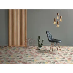 Aelle Carrelage Carrelage Sol Uni|Carrelage Sol Pour Wc<Carrelage sol / mur hexagonal coloré 17x15 cm MINIMA8.6 MULTI COLOR 1 MIN103M