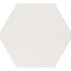 Aelle Carrelage Carrelage sol / mur hexagonal blanc mate 26,23 cm ALCHIMIA BIANCO- Carrelage Sol Uni|Carrelage Sol Pour Wc