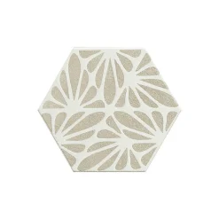 Eiffel art construction Carrelage Sol Effet Carreaux De Ciment|Carrelage Sol Pour Cuisine<Carrelage sol / mur hexagonal effet ciment 25x21,6 cm TERRACRETA Cesello Argilla (vendu par boite de 1.18m2)
