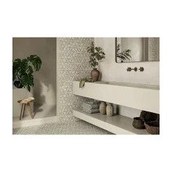 Eiffel art construction Carrelage Sol Effet Carreaux De Ciment|Carrelage Sol Pour Cuisine<Carrelage sol / mur hexagonal effet ciment 25x21,6 cm TERRACRETA Cesello Argilla (vendu par boite de 1.18m2)