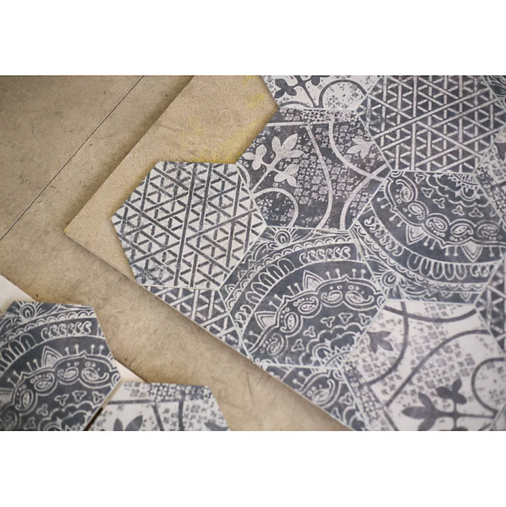 Aelle Carrelage Carrelage Sol Pour Wc<Carrelage sol / mur hexagonal motif patchwork 26,23 cm ALCHIMIA ARS MIX2