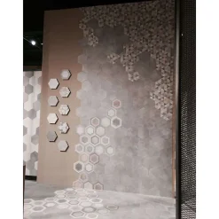 Aelle Carrelage Carrelage Sol Pour Salle De Bains<Carrelage sol / mur hexagonal effet béton gris RIFT HEXAGONO CEMENTO