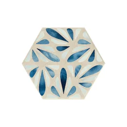 Eiffel art construction Carrelage sol / mur hexagonal effet ciment 25x21,6 cm TERRACRETA Dipinto Marna(vendu par boite de 1.18m2)- Carrelage Sol Pour Cuisine|Carrelage Sol Effet Carreaux De Ciment