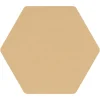 Aelle Carrelage Carrelage sol / mur hexagonal ocre 17x15 cm MINIMA8.6 OCRA- Carrelage Sol Pour Wc|Carrelage Sol Uni