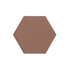 Eiffel art construction Carrelage sol / mur hexagonal uni terracotta orange mate 11,6x10,1 cm KROMATIKA CLAY- Carrelage Sol Uni|Carrelage Sol Pour Wc