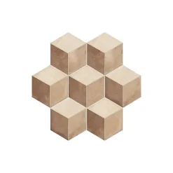 Eiffel art construction Carrelage Sol Uni<Carrelage sol / mur hexagonal effet ciment motif cube 25 x 21.6 cm TERRA ROMBO HEXAGONAL 25x21,6 cm