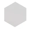 Aelle Carrelage Carrelage sol / mur hexagonal uni gris 17,5x20 cm COIMBRA OXFORD GRAY 30632- Carrelage Sol Uni